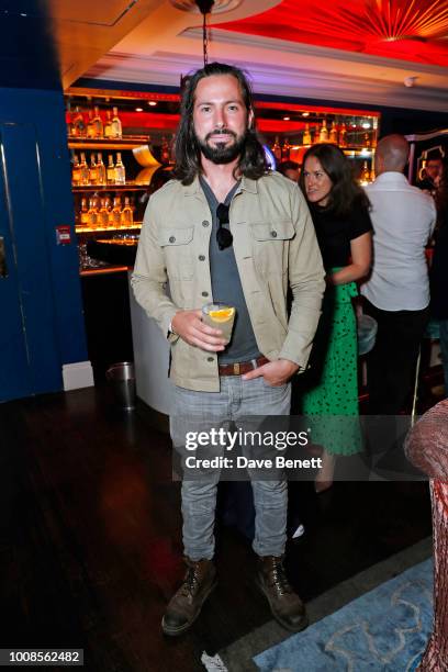 Andrew Salter attends Casamigos Tequila's "Away for August" private dinner at Bagatelle on July 31, 2018 in London, United Kingdom.