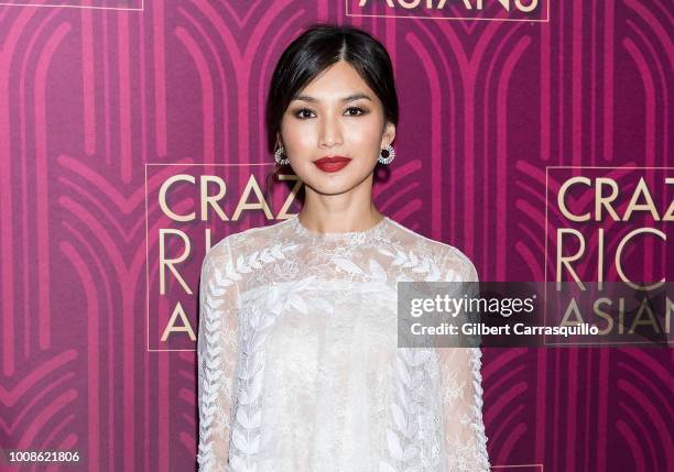 Actress Gemma Chan attends the 'Crazy Rich Asians' Philadelphia screening at The Prince Theater on July 31, 2018 in Philadelphia, Pennsylvania.