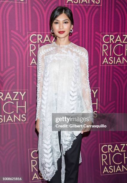 Actress Gemma Chan attends the 'Crazy Rich Asians' Philadelphia screening at The Prince Theater on July 31, 2018 in Philadelphia, Pennsylvania.