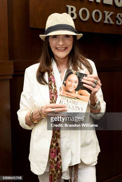 Actor Olivia Hussey presents her new book, "The Girl on the Balcony" at Barnes & Noble at The Grove on July 31, 2018 in Los Angeles, California.