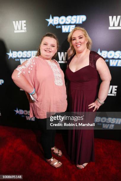 Personality Alana Thompson "Honey Boo Boo" and June Shannon "Mama June" attends the 2nd Annual Bossip "Best Dressed List" event at Avenue on July 31,...