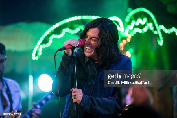 Vocalist Kellin Quinn of Sleeping With Sirens performs at Great American Music Hall on July 31, 2018 in San Francisco, California.