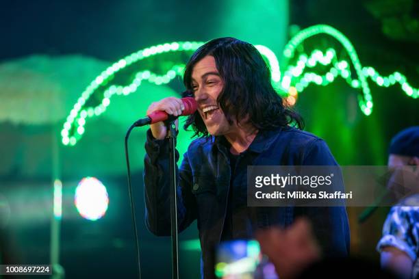 Vocalist Kellin Quinn of Sleeping With Sirens performs at Great American Music Hall on July 31, 2018 in San Francisco, California.