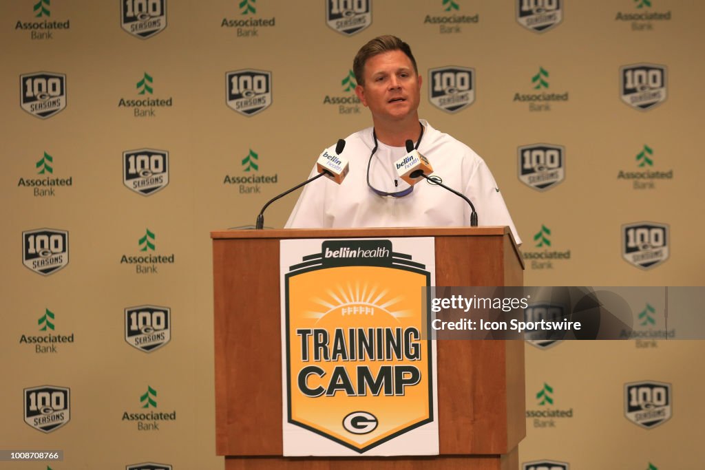 NFL: JUL 31 Packers Training Camp