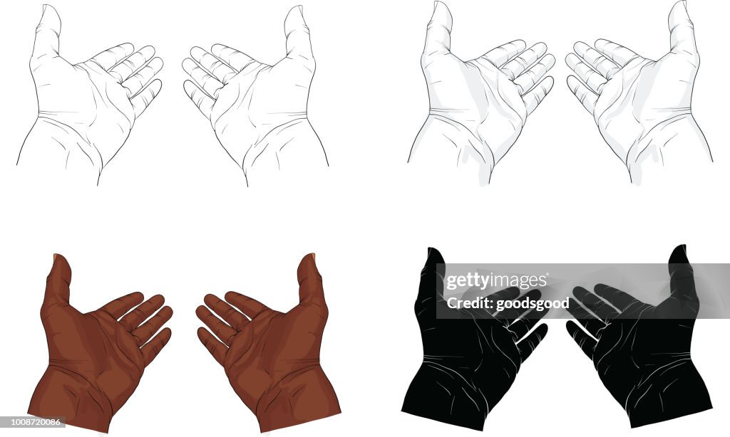 Hand Action Hand Activity Vector High-Res Vector Graphic - Getty Images