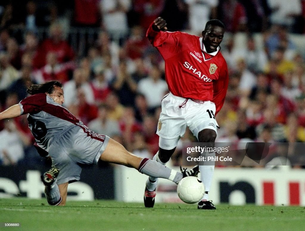 Dwight Yorke and Jens Jeremies