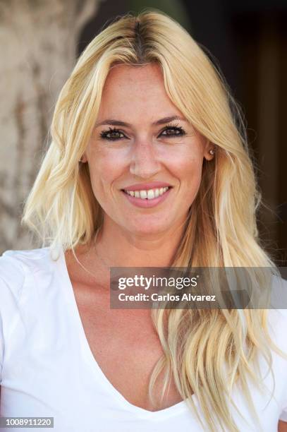 Singer Carolina Cerezuela attends the 37th Copa del Rey Mapfre Sailing Cup on August 1, 2018 in Palma de Mallorca, Spain.