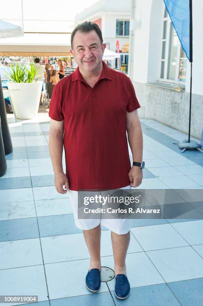 Spanish chef Martin Berasategui attends the 37th Copa del Rey Mapfre Sailing Cup on August 1, 2018 in Palma de Mallorca, Spain.