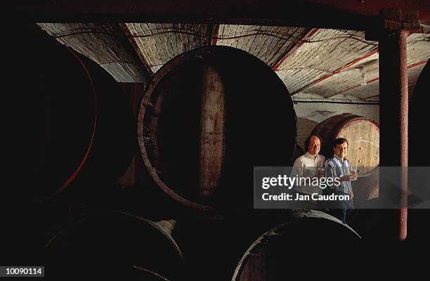 beer brewers cellar in brussels, belgium - belgium beer stock pictures, royalty-free photos & images