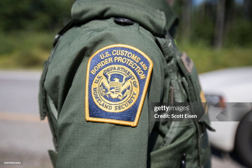 Customs And Border Patrol Keep Watch At U.S.-Canada Border