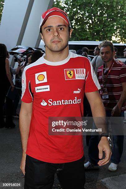 Felipe Massa attends the XIX Partita Del Cuore charity football game at on May 25, 2010 in Modena, Italy.