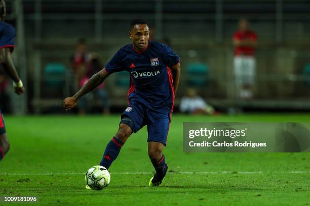 Kenny Tete from Lyon during the match between SL Benfica v Lyon for the International Champions Cup - Eusebio Cup 2018 at Estadio do Algarve on...