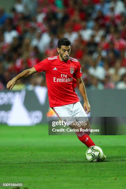 Pizzi from SL Benfica during the match between SL Benfica v Lyon for the International Champions Cup - Eusebio Cup 2018 at Estadio do Algarve on...