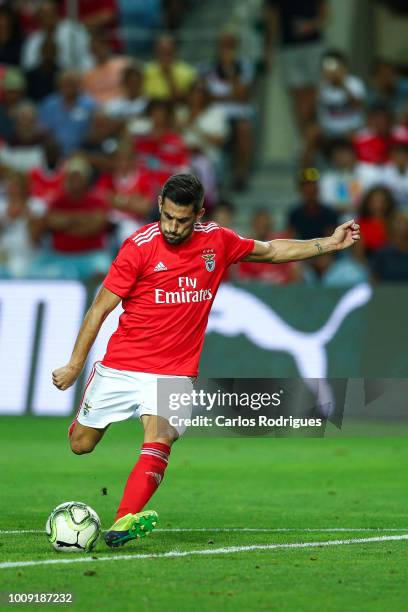 Pizzi from SL Benfica during the match between SL Benfica v Lyon for the International Champions Cup - Eusebio Cup 2018 at Estadio do Algarve on...