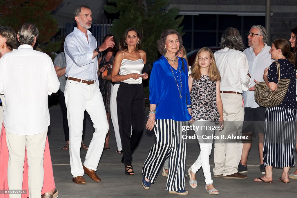 Spanish Royals Attends Ara Malikian Concert