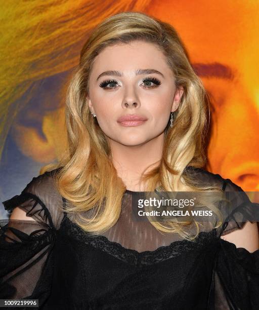 Actress Chloe Grace Moretz attends 'The Miseducation Of Cameron Post' New York screening at Cinema 123 on August 1, 2018 in New York City.