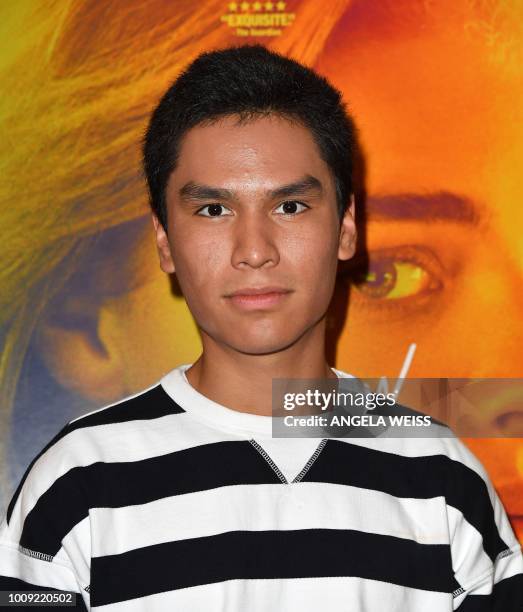 Actor Forrest Goodluck attends 'The Miseducation Of Cameron Post' New York screening at Cinema 123 on August 1, 2018 in New York City.