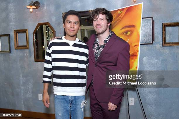 Actors Forrest Goodluck and John Gallagher Jr. Attend the after party for the New York screening of "The Miseducation Of Cameron Post" at Cinema 123...
