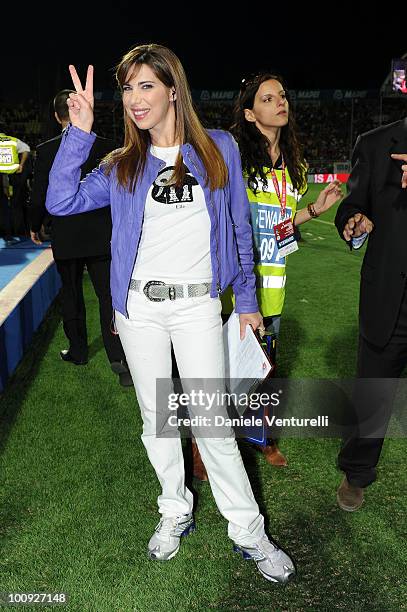 Veronica Maia attends the XIX Partita Del Cuore charity football game at on May 25, 2010 in Modena, Italy.