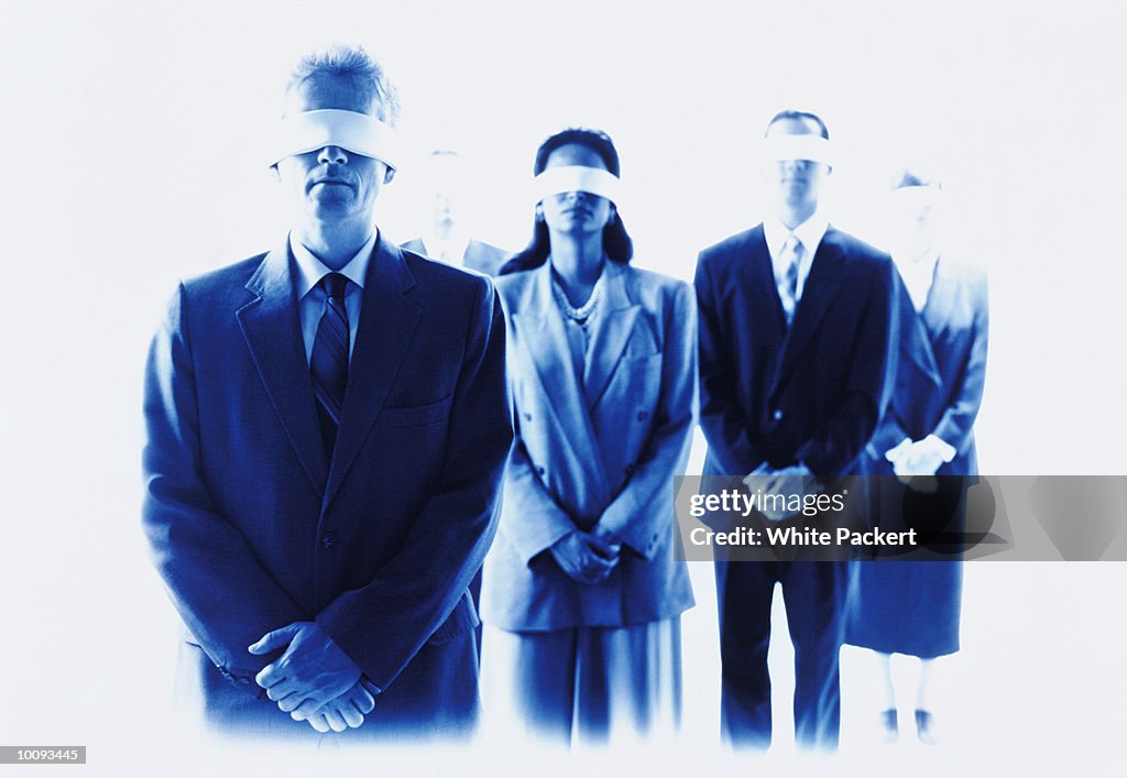 BUSINESS PEOPLE BLINDED