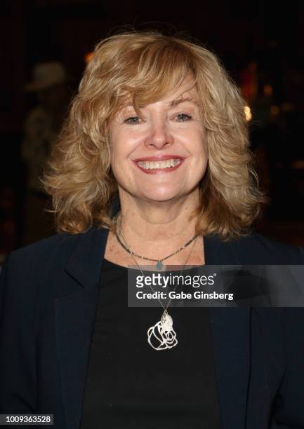 Actress Catherine Hicks attends the 17th annual official Star Trek convention at the Rio Hotel & Casino on August 1, 2018 in Las Vegas, Nevada.