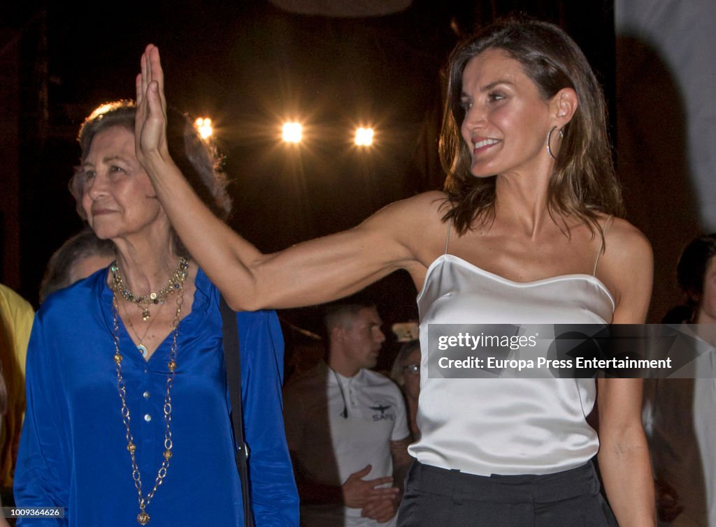 Spanish Royals Attend Ara Malikian Concert In Mallorca