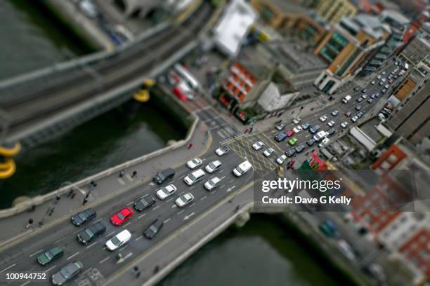 toytown traffic - ireland road stock pictures, royalty-free photos & images