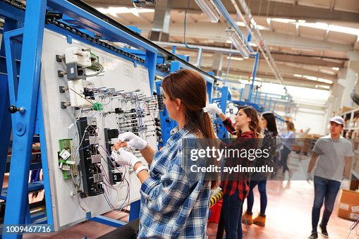 Factory Work Routine Employees Task Manual Workers Working At A Factory High-Res Stock Photo - Getty Images