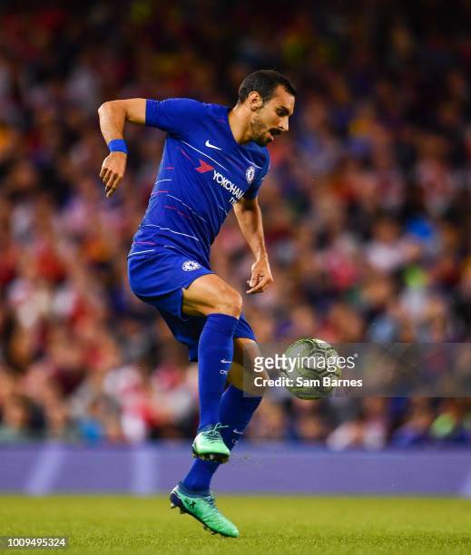 Dublin , Ireland - 1 August 2018; Davide Zappacosta of Chelsea during the International Champions Cup match between Arsenal and Chelsea at the Aviva...
