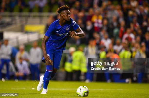 Dublin , Ireland - 1 August 2018; Tammy Abraham of Chelsea during the International Champions Cup match between Arsenal and Chelsea at the Aviva...