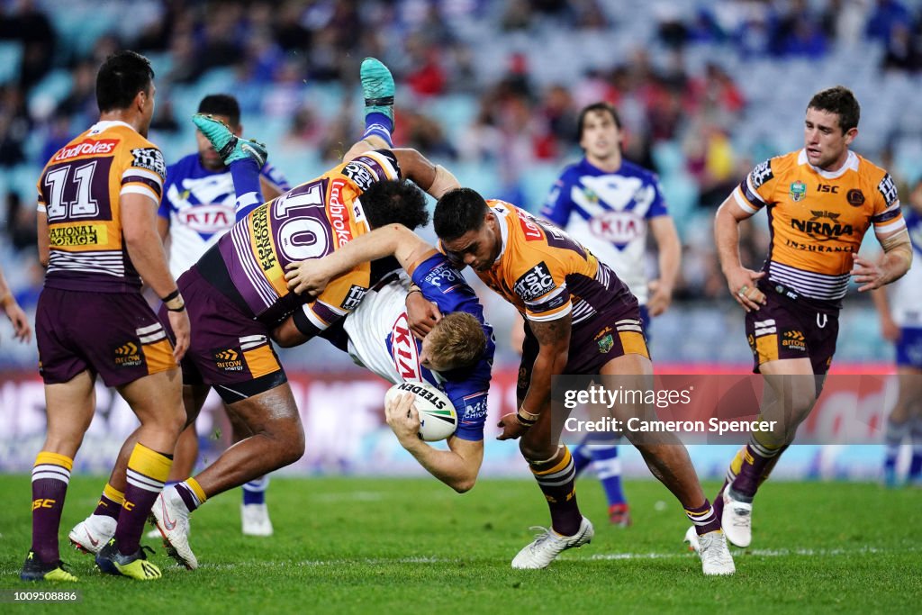 NRL Rd 21 - Bulldogs v Broncos