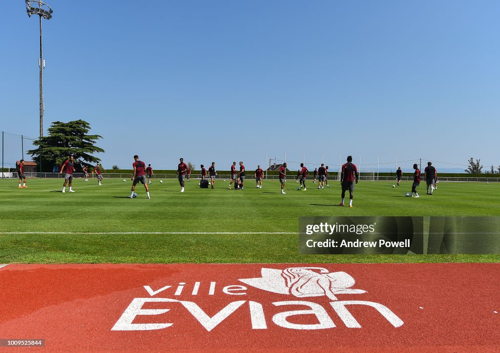 Liverpool FC Training Camp In Evian