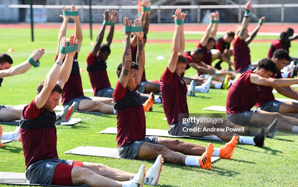 Liverpool FC Training Camp In Evian