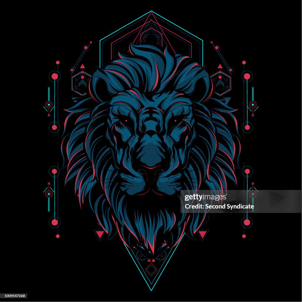 The Lion sacred geometry