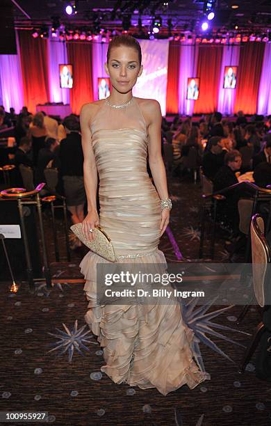 Actress AnnaLynne McCord attends the 35th Annual Gracie Awards Gala at The Beverly Hilton hotel on May 25, 2010 in Beverly Hills, California.