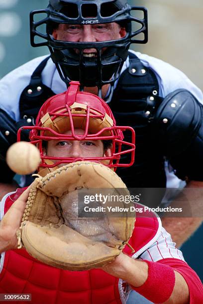 baseball - baseball catcher 個照片及圖片檔