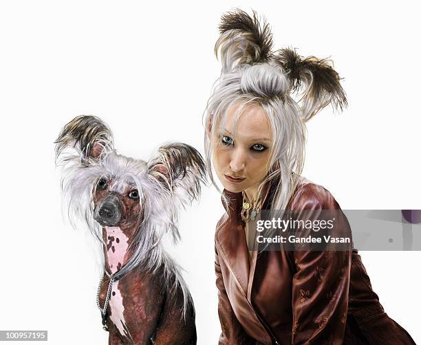 owner looking like pet - loyalty concept stock pictures, royalty-free photos & images