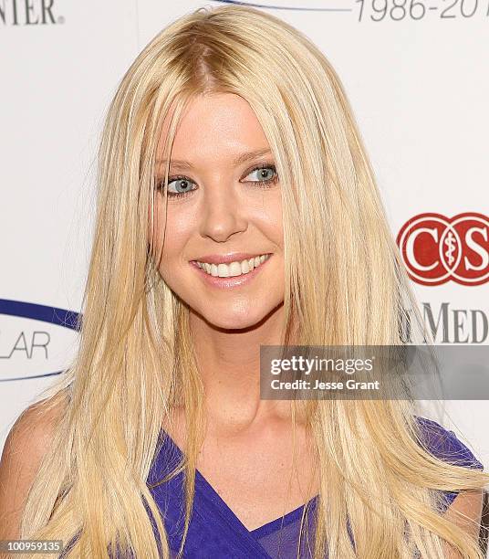 Actress Tara Reid arrives at the 25th anniversary of Cedars-Sinai Sports Spectacular at the Hyatt Regency Century Plaza on May 23, 2010 in Century...