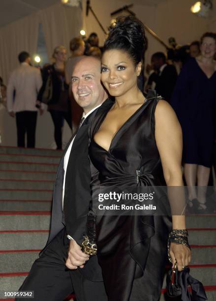 Janet Jackson attends the Costume Institute Gala Benefit to celebrate the opening of the "American Woman: Fashioning a National Identity" exhibition...