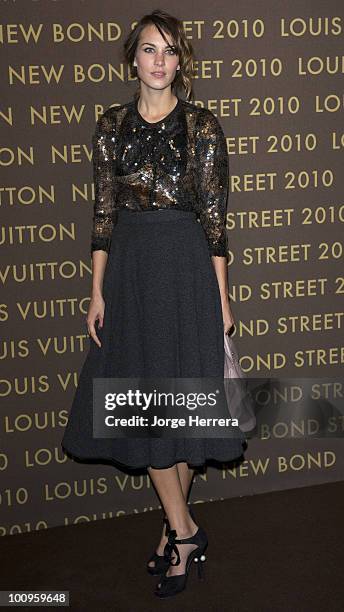 Alexa Chung attends the after party for the launch of the Louis Vuitton Bond Street Maison on May 25, 2010 in London, England.