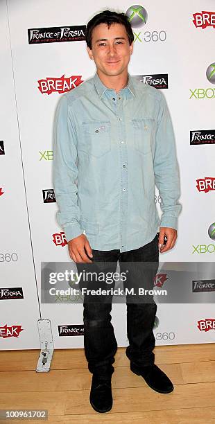 Actor Alex Frost attends the Ubisoft video launch of "Prince of Persia: The Forgotten Sands" at the Mondrian Hotel's Skybar on May 25, 2010 in Los...