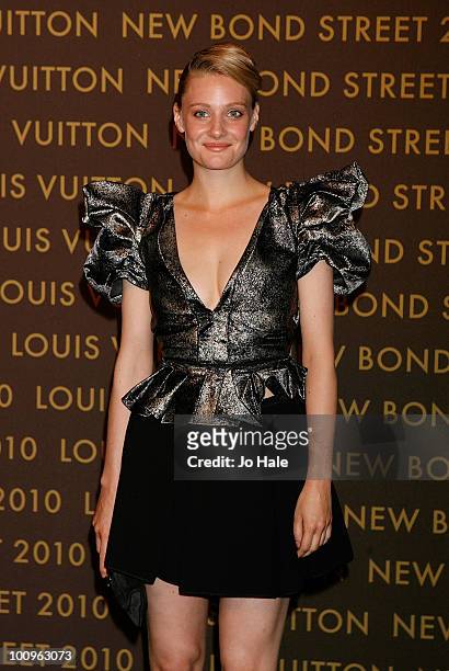 Romola Garai attends the after party for the launch of the Louis Vuitton Bond Street Maison on May 25, 2010 in London, England.