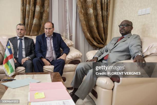 First Secretary at the Russian Embassy in the Central African Republic Victor Tokmakov, Special Security Advisor to the Central African President...