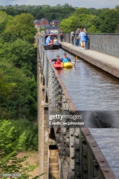 pontcysyllte aqueduct - aqueduct stock pictures, royalty-free photos & images