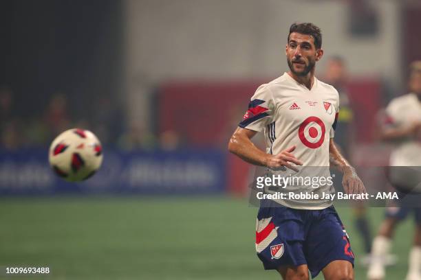 Ignacio Piatti of MLS All Stars during the 2018 MLS All-Stars game between Juventus v MLS All-Stars at Mercedes-Benz Stadium on August 1, 2018 in...
