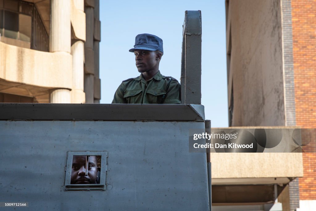 Tension Mounts As Zimbabwe Awaits Presidential Election Results