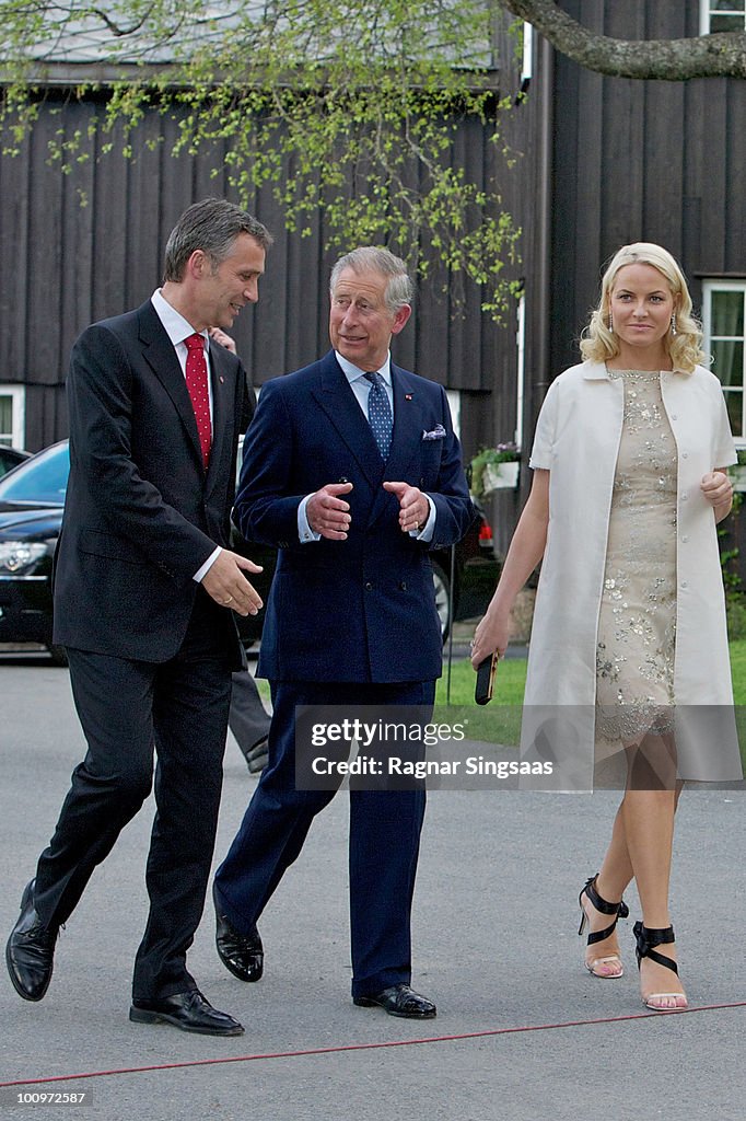 The Prince Of Wales Attends Dinner With Heads Of State & Government In Oslo