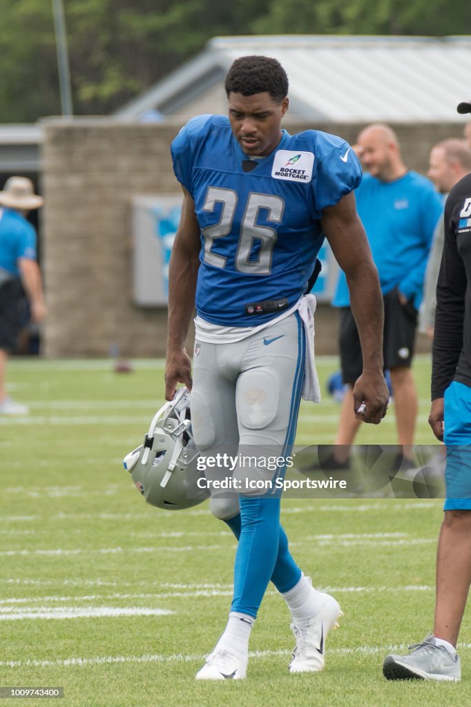 NFL: AUG 01 Lions Training Camp
