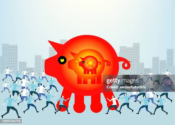 make a save money , - challenge accepted stock illustrations