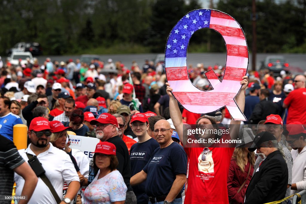 President Trump Holds Make America Great Again Rally In Pennsylvania